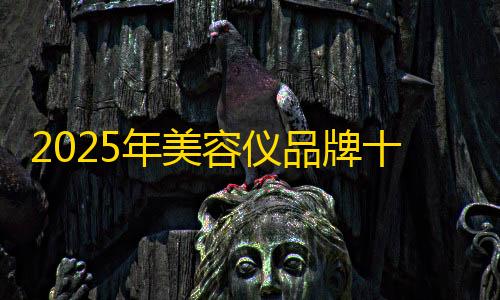 外挂封号名单2025年美容仪品牌十大排名揭晓，你心仪的品牌上榜了吗？